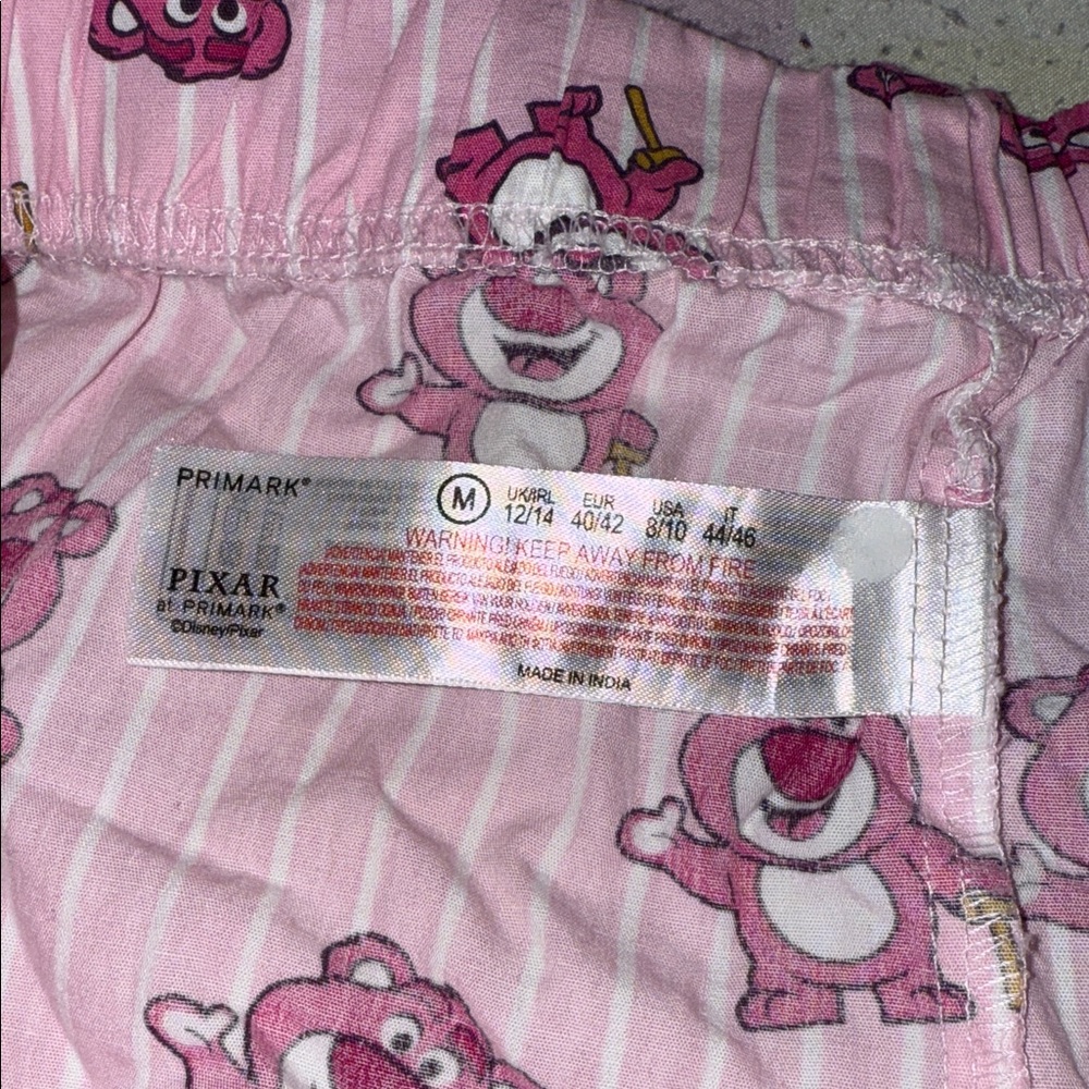 Pink Lotso Print & Black Heart Shorts Lounge Set - Picture 3 of 5